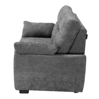 Foto 3 | Venecia Love Seat Love Seat 2 Plazas Manhattan Shadow Gris Oscuro