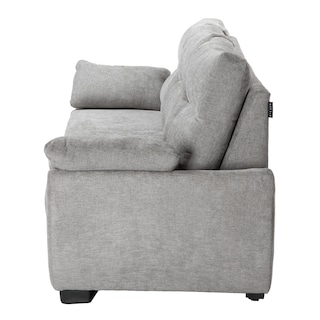 Foto 3 | Venecia Sofa 3 Plazas Manhattan Nickel Gris