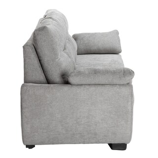 Foto 6 | Venecia Sofa 3 Plazas Manhattan Nickel Gris