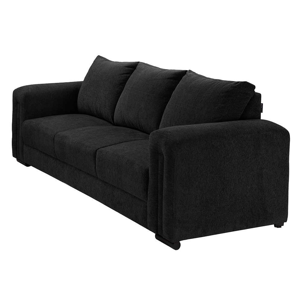 Foto 4 pulgar | Taos Sofa 3 Plazas Centaurus Black Negro
