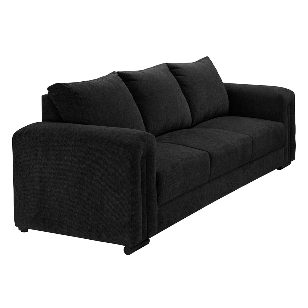 Foto 5 pulgar | Taos Sofa 3 Plazas Centaurus Black Negro