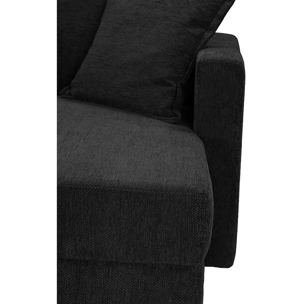 Foto 8 pulgar | Smoky  Derecho Love Chaise Centaurus Black Negro
