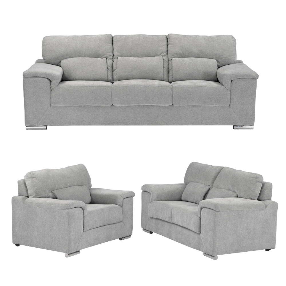 Sala Trinity Kaizen Color Gris Plata