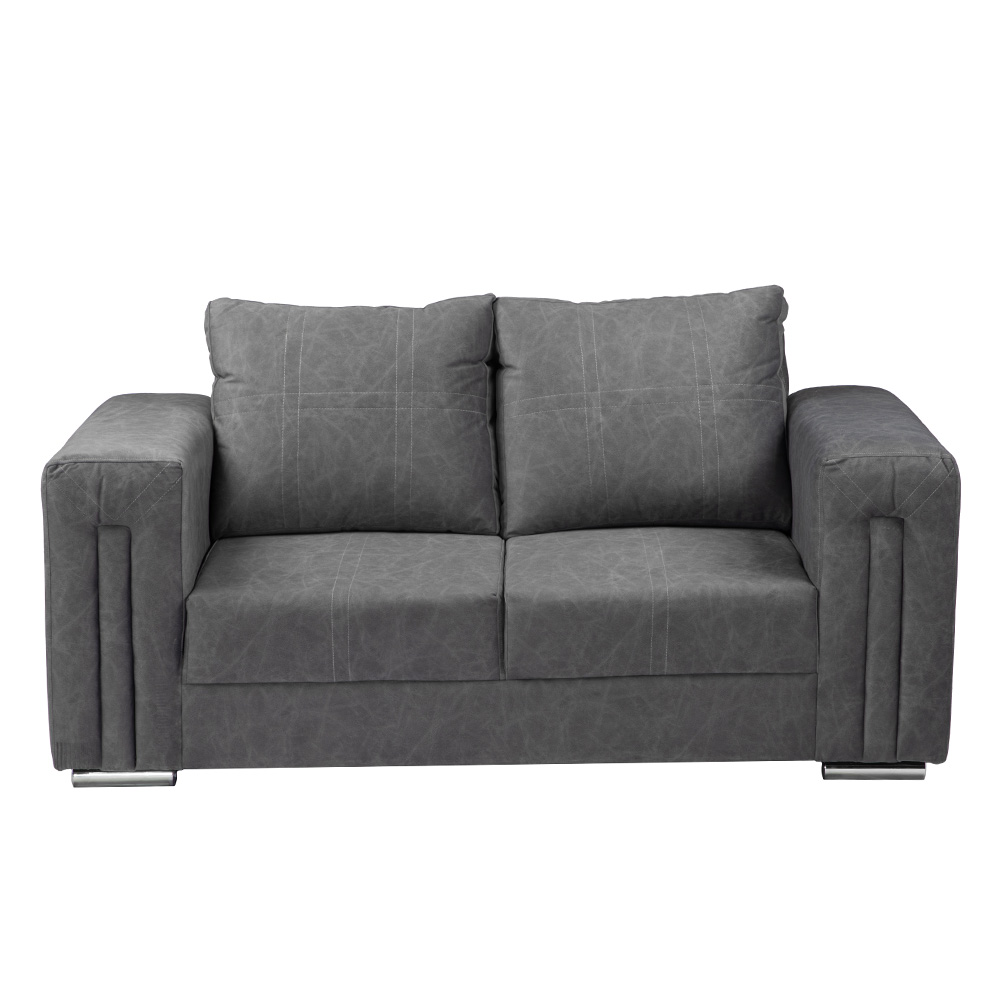 Taos Love Seat 2 Plazas Chelsea Storm Gris Oscuro