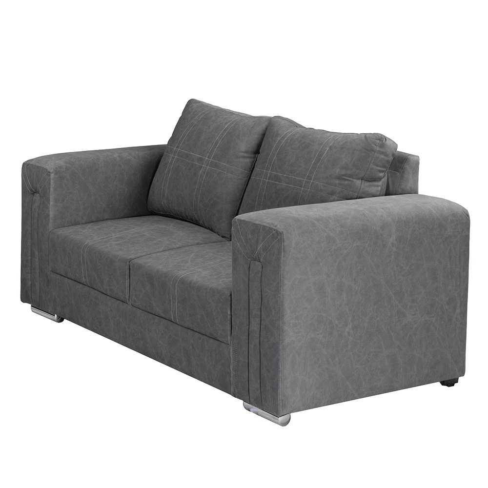 Foto 3 pulgar | Taos Love Seat 2 Plazas Chelsea Storm Gris Oscuro