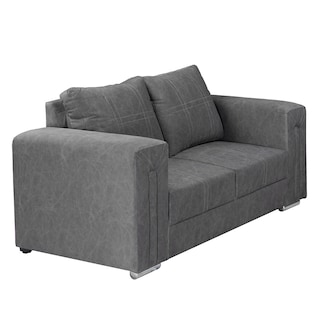 Foto 3 | Taos Love Seat 2 Plazas Chelsea Storm Gris Oscuro