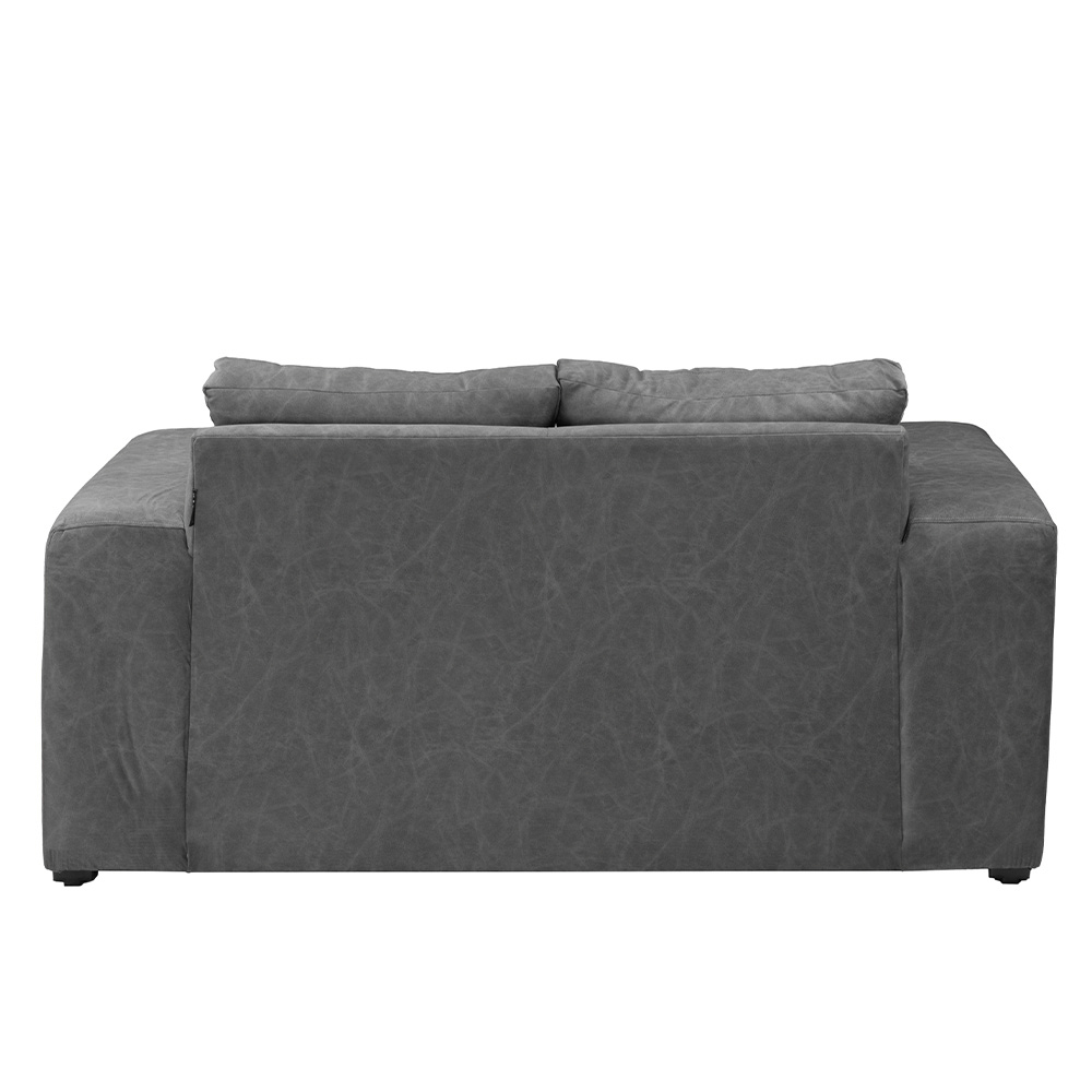 Foto 6 pulgar | Taos Love Seat 2 Plazas Chelsea Storm Gris Oscuro