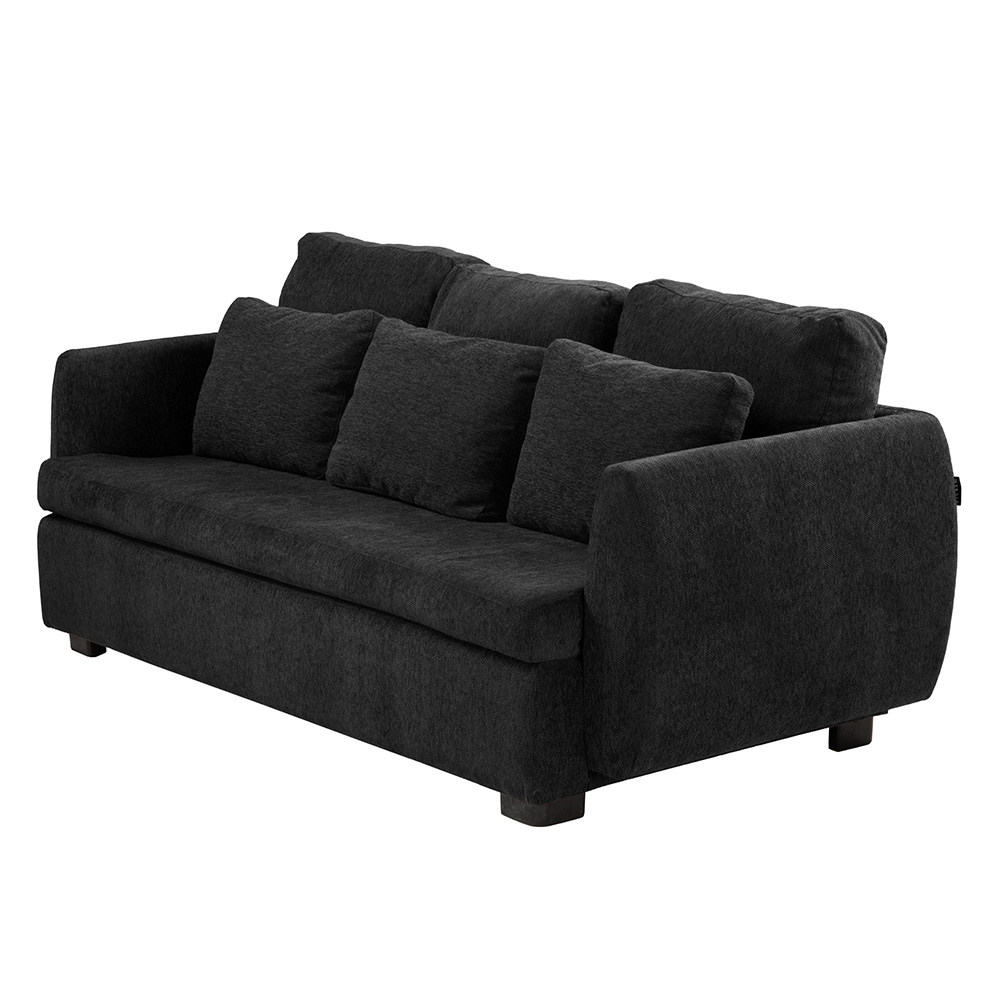 Foto 4 pulgar | Kuma Sofa 3 Plazas Centaurus Black  Negro