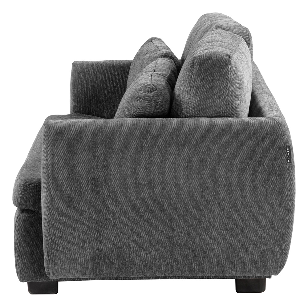 Foto 6 pulgar | Kuma Love Seat 2 Plazas Centaurus Oxford Gris Carbon