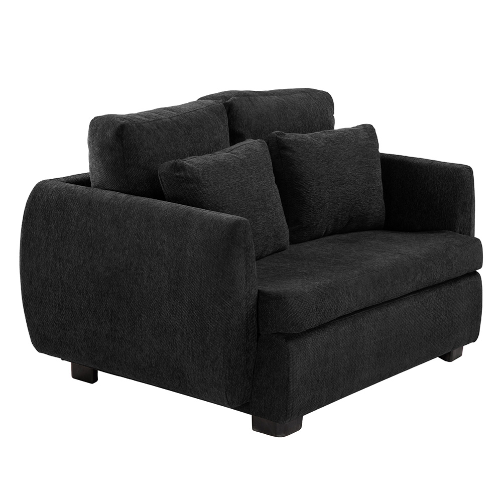 Foto 3 pulgar | Kuma Love Seat 2 Plazas Centaurus Black  Negro