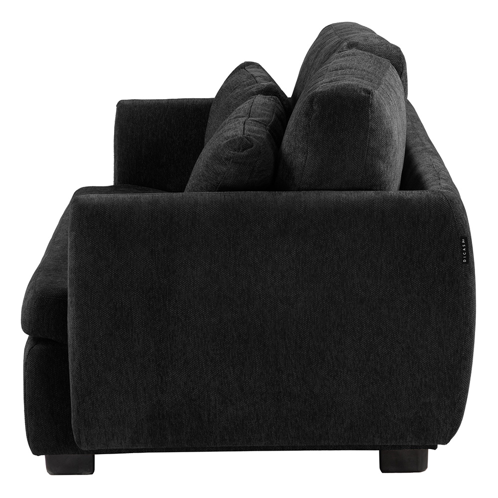 Foto 6 pulgar | Kuma Love Seat 2 Plazas Centaurus Black  Negro