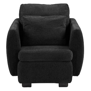 Foto 2 | Kuma Sala 3-2-1 Sala 3 Piezas (sofa, Love Y Sillon) Centaurus Black Negro