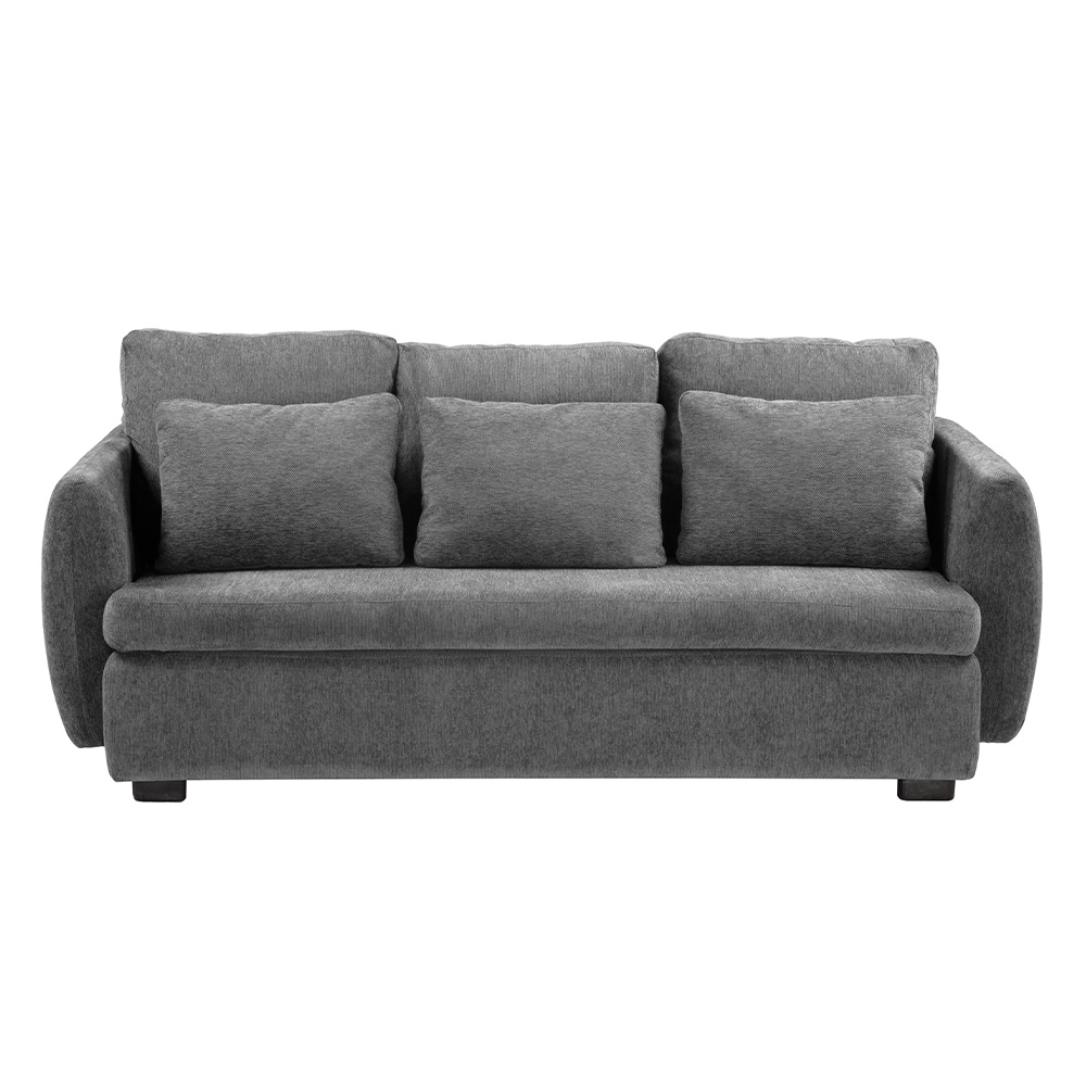 Foto 1 | Kuma Sofa 3 Plazas Centaurus Oxford Gris Carbon