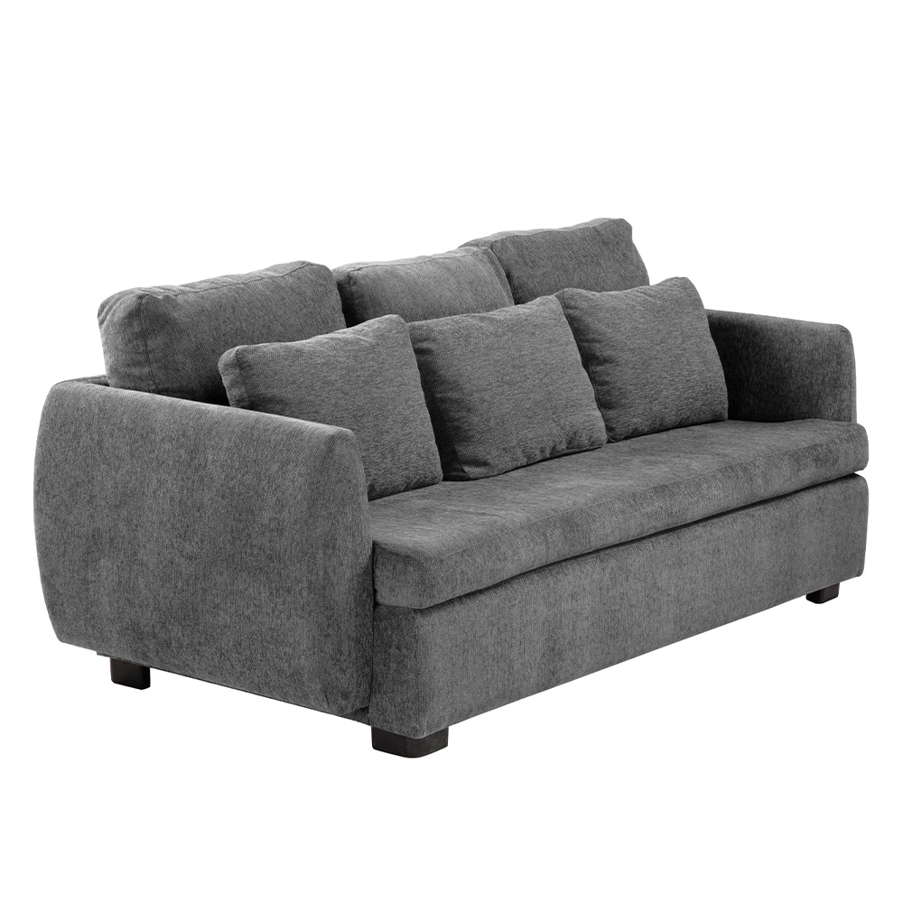 Foto 2 | Kuma Sofa 3 Plazas Centaurus Oxford Gris Carbon