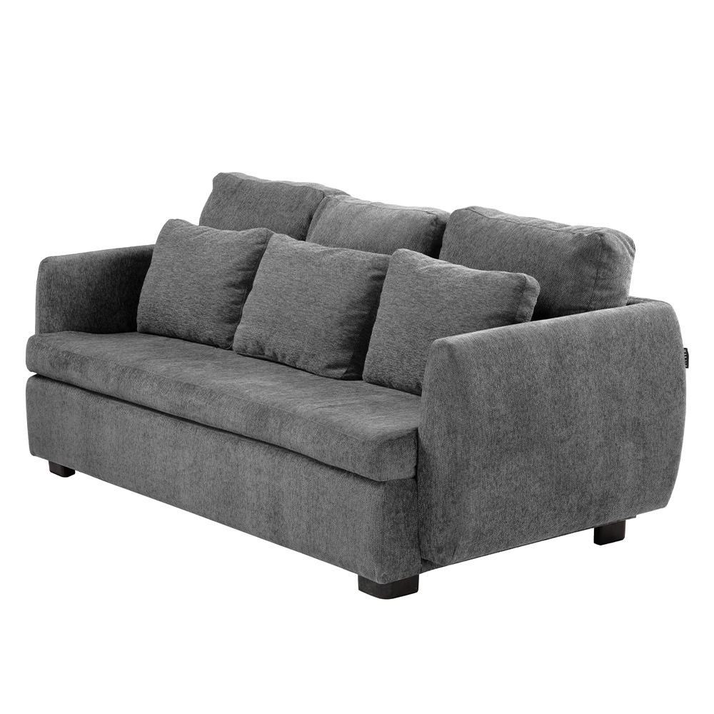 Foto 3 | Kuma Sofa 3 Plazas Centaurus Oxford Gris Carbon