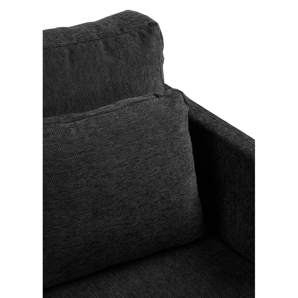 Foto 6 | Kuma Sofa 3 Plazas Centaurus Black  Negro