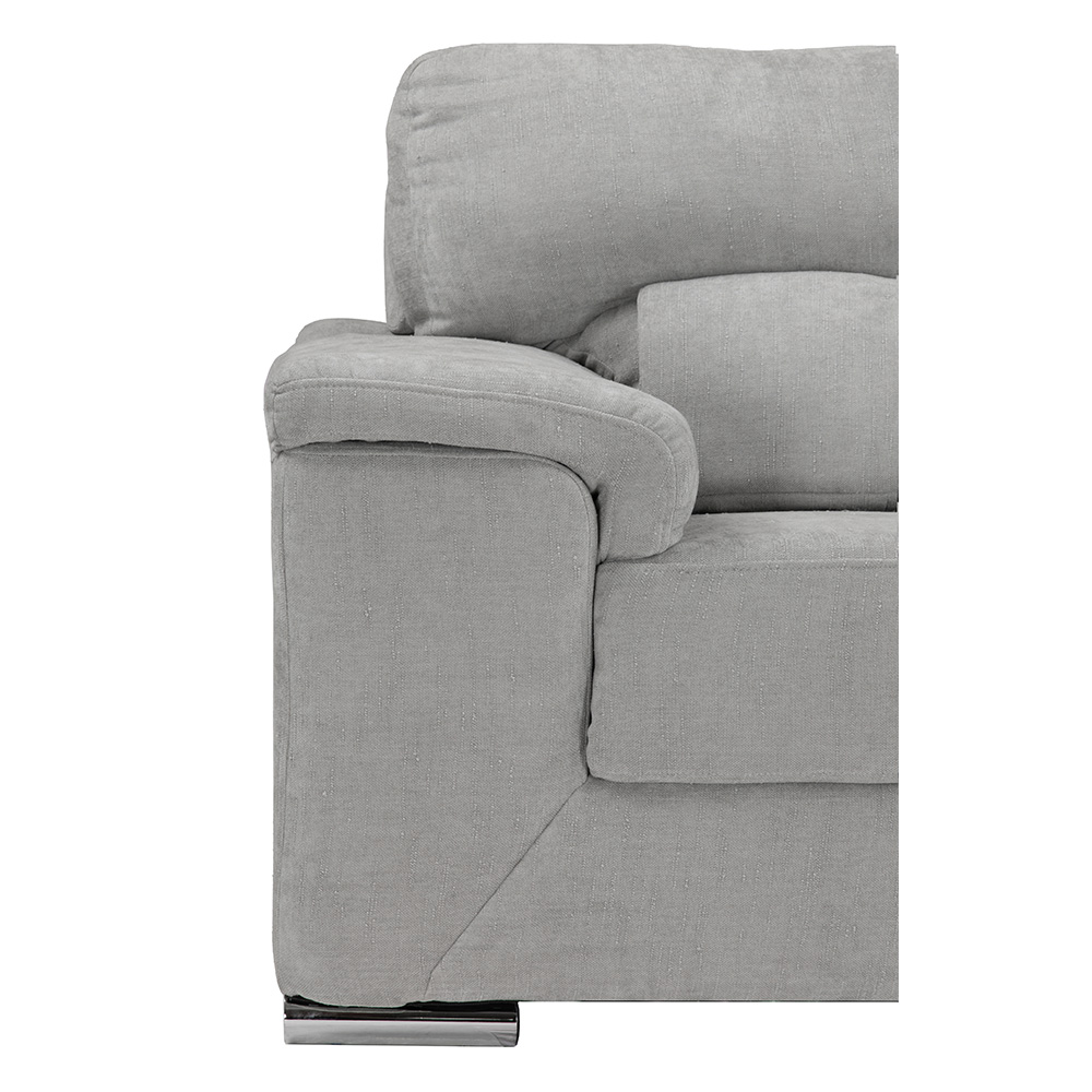 Foto 3 pulgar | Sala Trinity Kaizen Color Gris 3 Piezas ( Sillón, Love Seat Y Sofá)