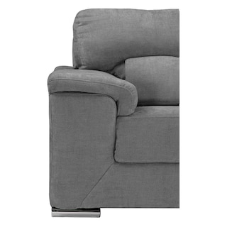 Foto 2 | Sala Trinity Kaizen Color Gris Oscuro 3 Piezas ( Sillón, Love Seat Y Sofá)