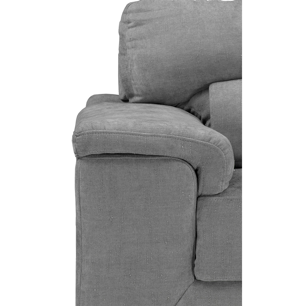 Foto 4 pulgar | Sala Trinity Kaizen Color Gris Oscuro 3 Piezas ( Sillón, Love Seat Y Sofá)