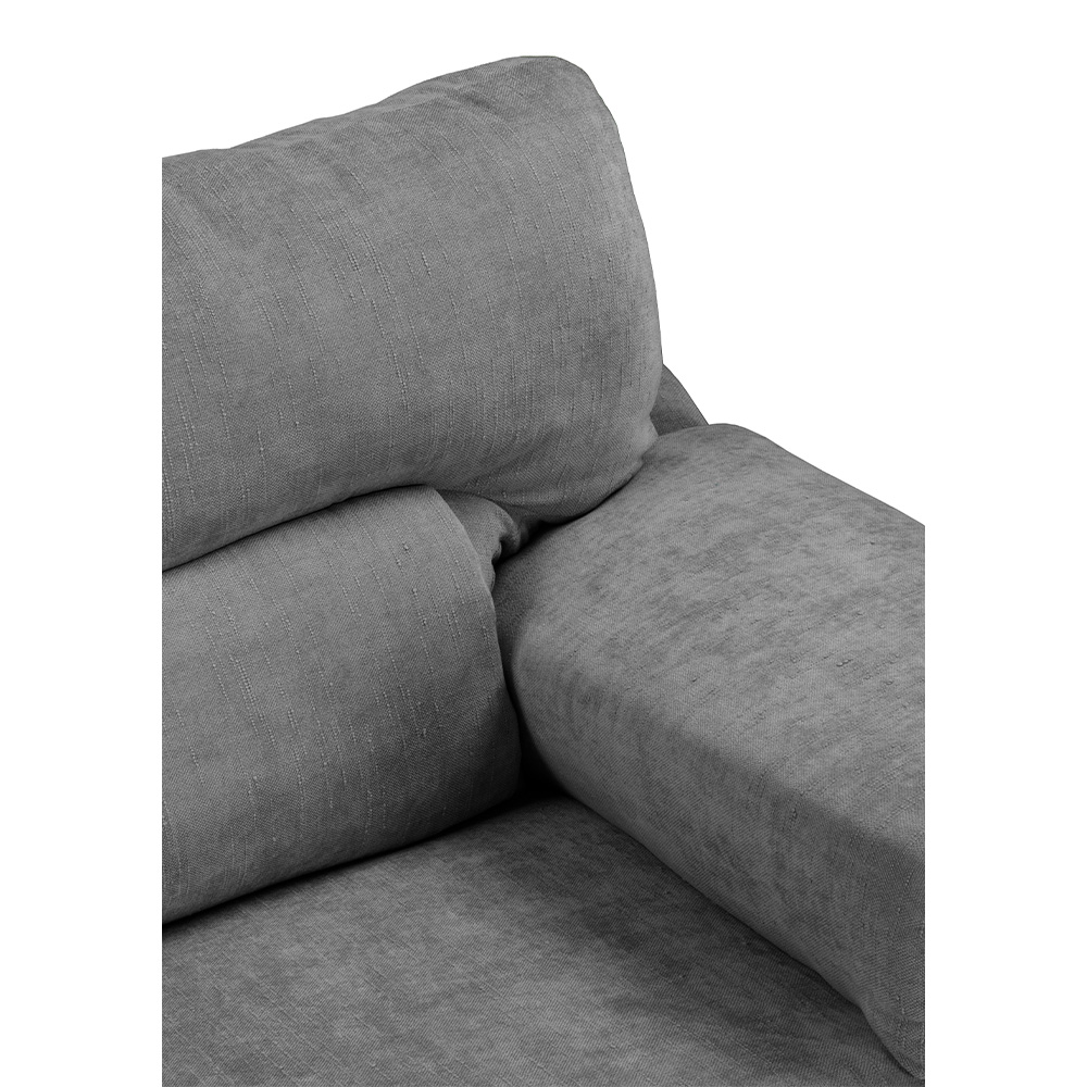 Foto 6 pulgar | Sala Trinity Kaizen Color Gris Oscuro 3 Piezas ( Sillón, Love Seat Y Sofá)