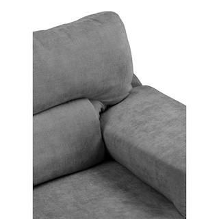 Foto 5 | Sala Trinity Kaizen Color Gris Oscuro 3 Piezas ( Sillón, Love Seat Y Sofá)