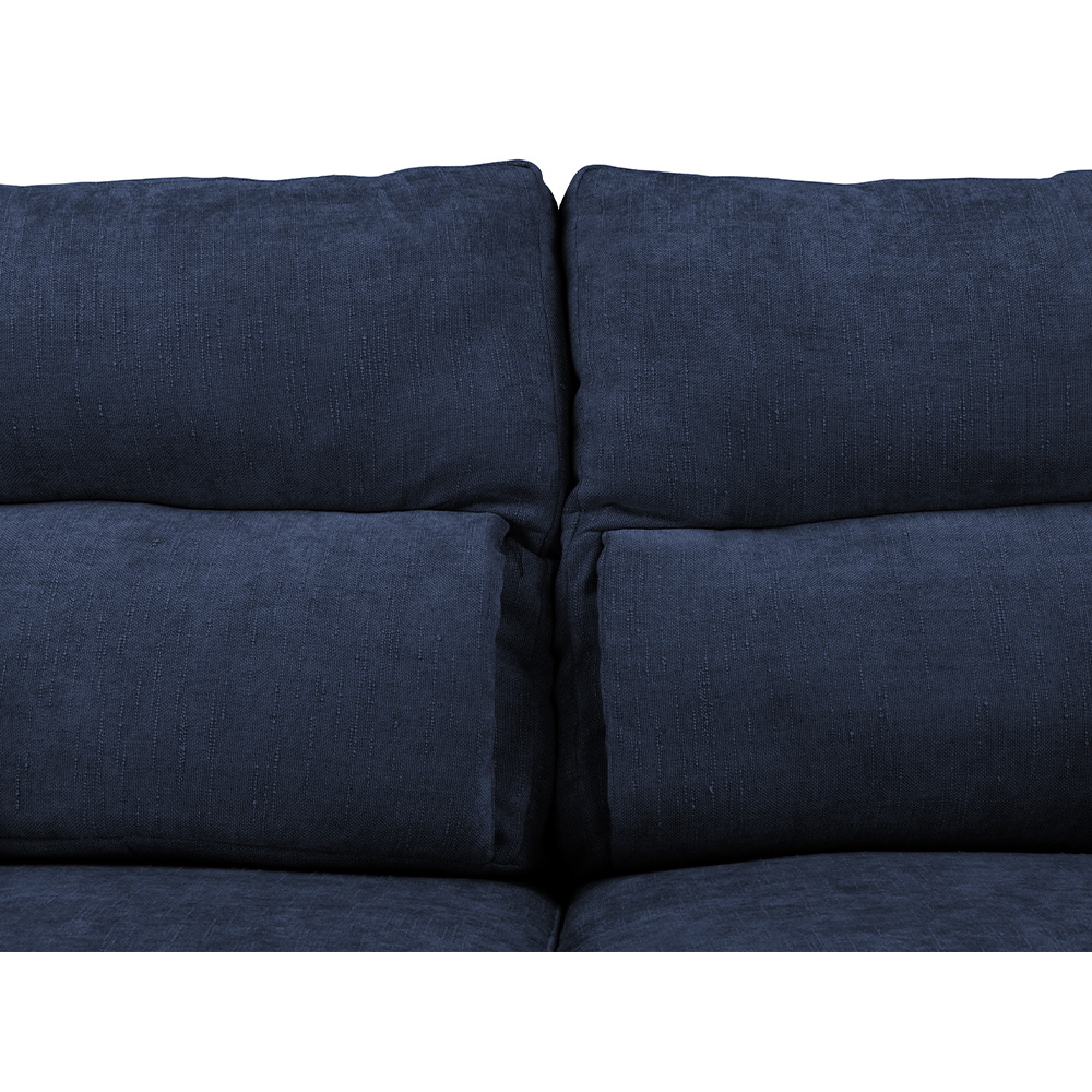 Foto 5 pulgar | Sala Trinity Kaizen Color Azul 3 Piezas (sillón, Love Seat Y Sofá)