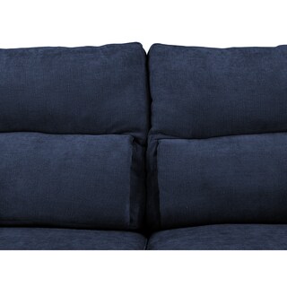 Foto 4 | Sala Trinity Kaizen Color Azul 3 Piezas (sillón, Love Seat Y Sofá)