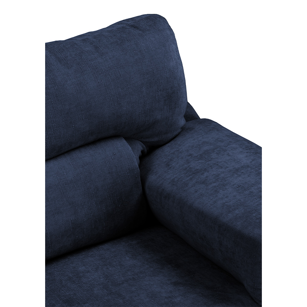Foto 5 | Sala Trinity Kaizen Color Azul 3 Piezas (sillón, Love Seat Y Sofá)