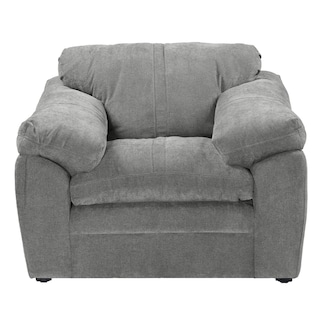 Foto 2 | Sala Dicasa Aston Gris 3 Piezas (sofá, Love Seat Y Sillón)