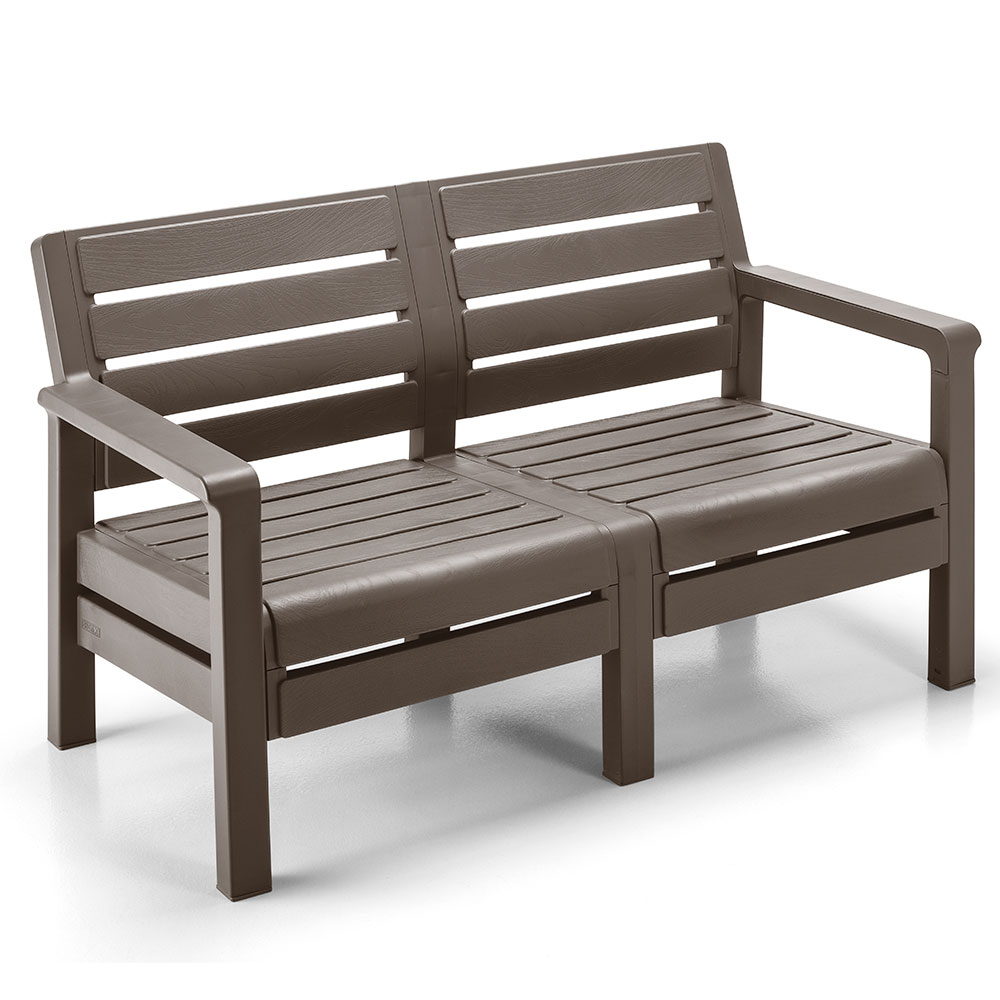 Foto 5 pulgar | Juego Set Sala 4 Puestos Mesa Sillones Sofá Plástico Ideal Interior O Exterior Rimax