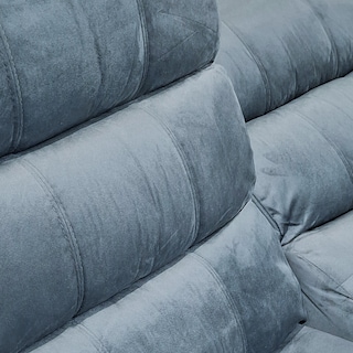 Foto 5 | Sala Modular De 3 Plazas Reclinable Gris 3-2-1 Con 6 Plazas Tela Velvet Sephir Bossa