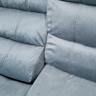 Foto 7 | Sala Modular De 3 Plazas Reclinable Gris 3-2-1 Con 6 Plazas Tela Velvet Sephir Bossa