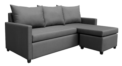 Foto 3 | Sala Esquinera Modular El Bazar Store Vancouver Gris Oxford 175x130 Cm Sofa Lado Derecho Ó Izquierdo Económica Tela