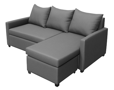 Foto 4 | Sala Esquinera Modular El Bazar Store Vancouver Gris Oxford 175x130 Cm Sofa Lado Derecho Ó Izquierdo Económica Tela
