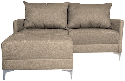 Foto 4 | Sala Esquinera Modular El Bazar Store Montana Beige 170x155 Cm Tela Lino Nacional Love Seat Y Taburete