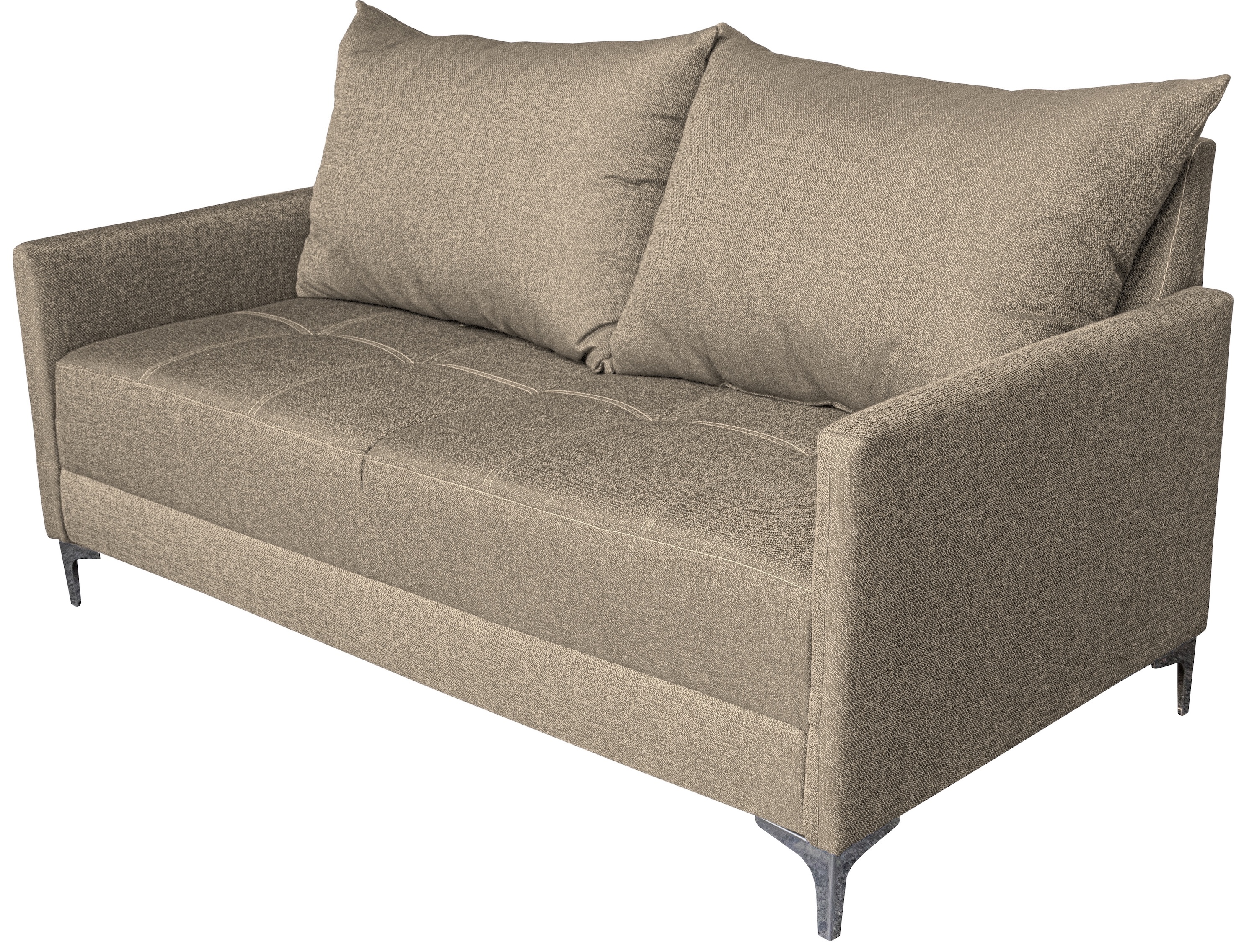 Foto 7 pulgar | Sala Esquinera Modular El Bazar Store Montana Beige 170x155 Cm  Tela Lino Nacional  Love Seat Y Taburete