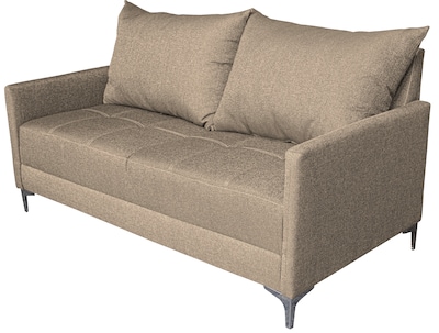 Foto 6 | Sala Esquinera Modular El Bazar Store Montana Beige 170x155 Cm Tela Lino Nacional Love Seat Y Taburete