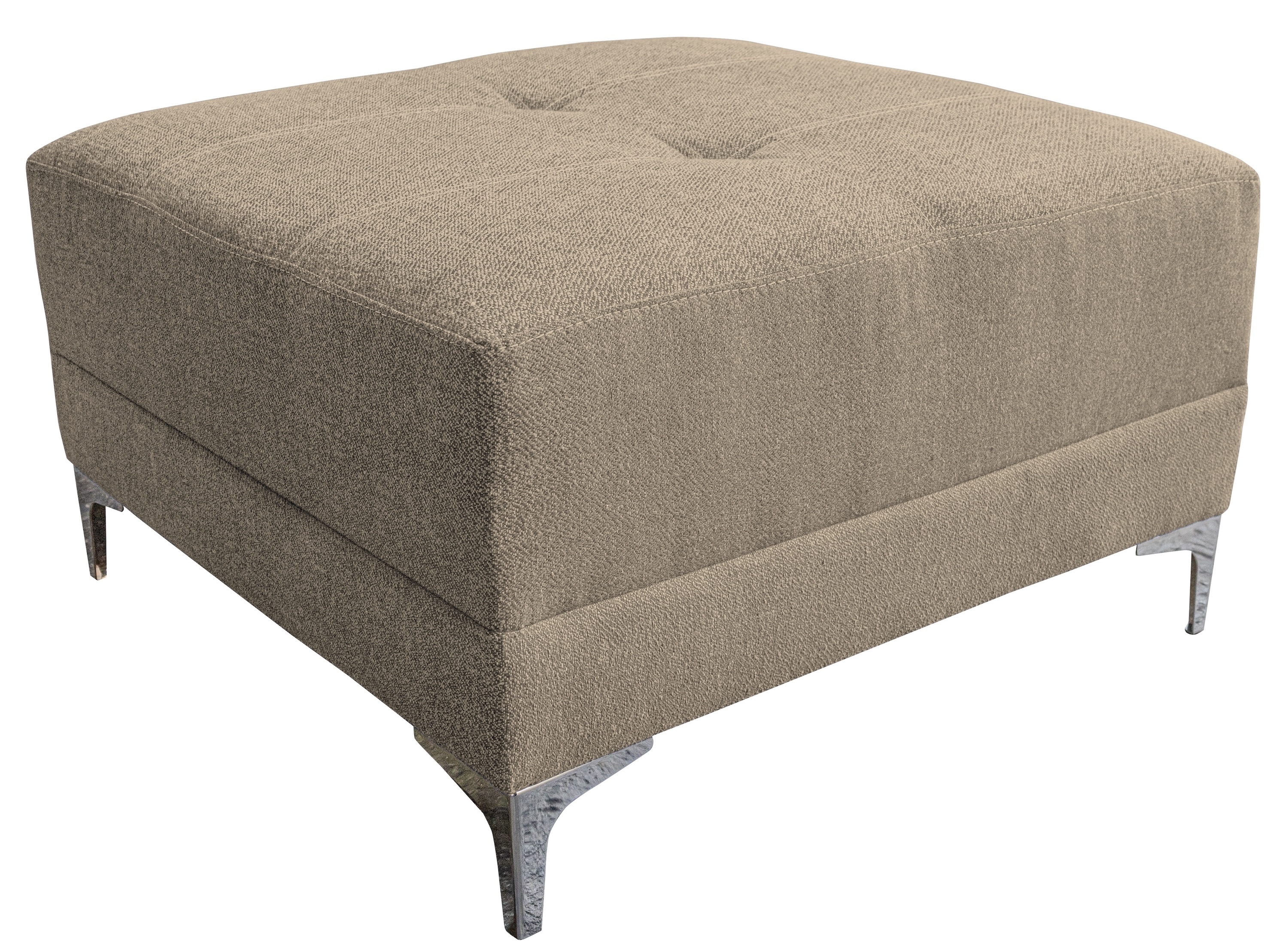 Foto 8 pulgar | Sala Esquinera Modular El Bazar Store Montana Beige 170x155 Cm  Tela Lino Nacional  Love Seat Y Taburete