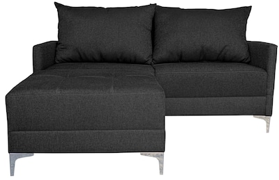 Foto 3 | Sala Esquinera Modular El Bazar Store Montana Gris Oxford 170x155 Cm Tela Lino Nacional Love Seat Y Taburete