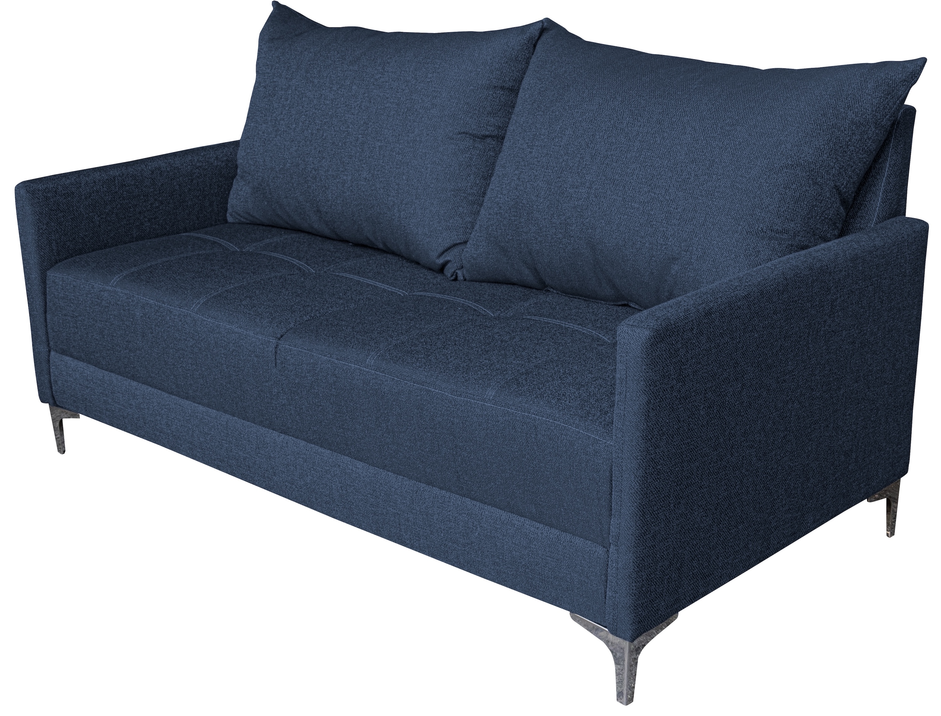 Foto 7 pulgar | Sala Esquinera Modular El Bazar Store Montana Azul Marino 170x155 Cm  Tela Lino Nacional  Love Seat Y Taburete