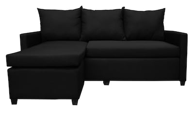 Foto 3 | Sala Esquinera Modular El Bazar Store Vancouver Negro 175x130 Cm Sofa Lado Derecho Ó Izquierdo Económica Tela Lino