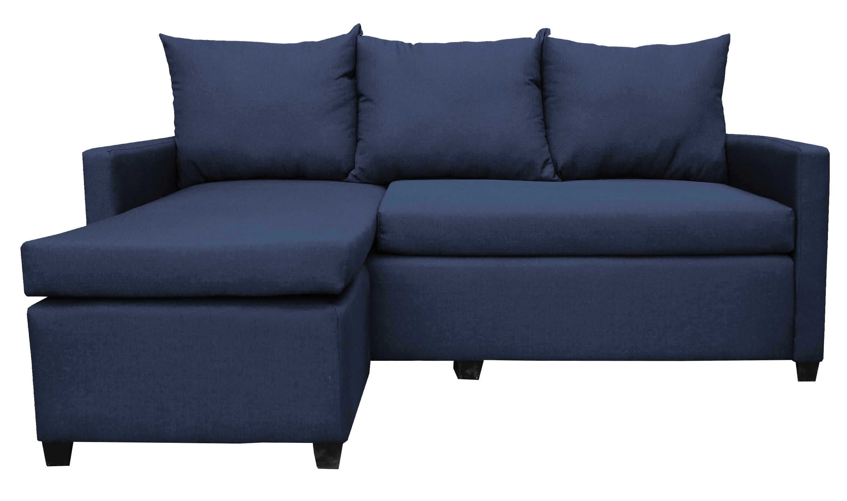 Foto 4 pulgar | Sala Esquinera Modular El Bazar Store Vancouver Azul Marino 175x130 Cm Sofa Lado Derecho Ó Izquierdo Económica  Tela