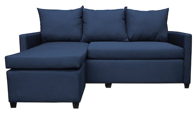 Foto 3 | Sala Esquinera Modular El Bazar Store Vancouver Azul Marino 175x130 Cm Sofa Lado Derecho Ó Izquierdo Económica Tela