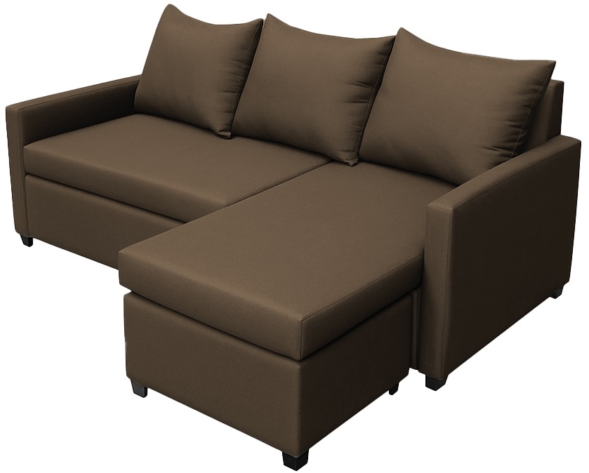 Foto 5 pulgar | Sala Esquinera Modular El Bazar Store Vancouver Chocolate 175x130 Cm Sofa Lado Derecho Ó Izquierdo Económica  Tela Lino