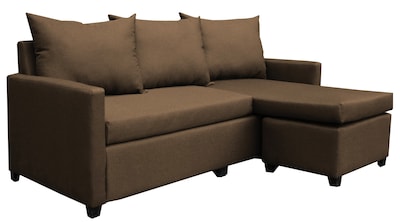 Foto 5 | Sala Esquinera Modular El Bazar Store Vancouver Chocolate 175x130 Cm Sofa Lado Derecho Ó Izquierdo Económica Tela Lino