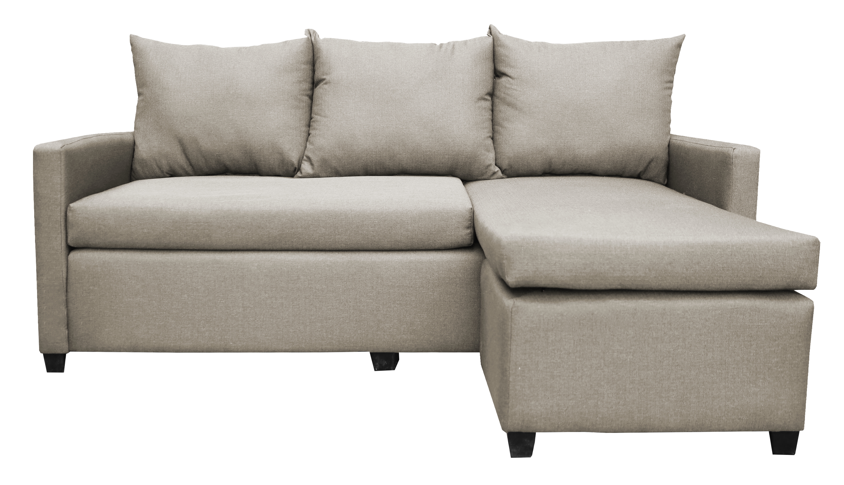 Sala Esquinera Modular El Bazar Store Vancouver Beige 175x130 Cm Sofa Lado Derecho Ó Izquierdo Económica  Tela Lino