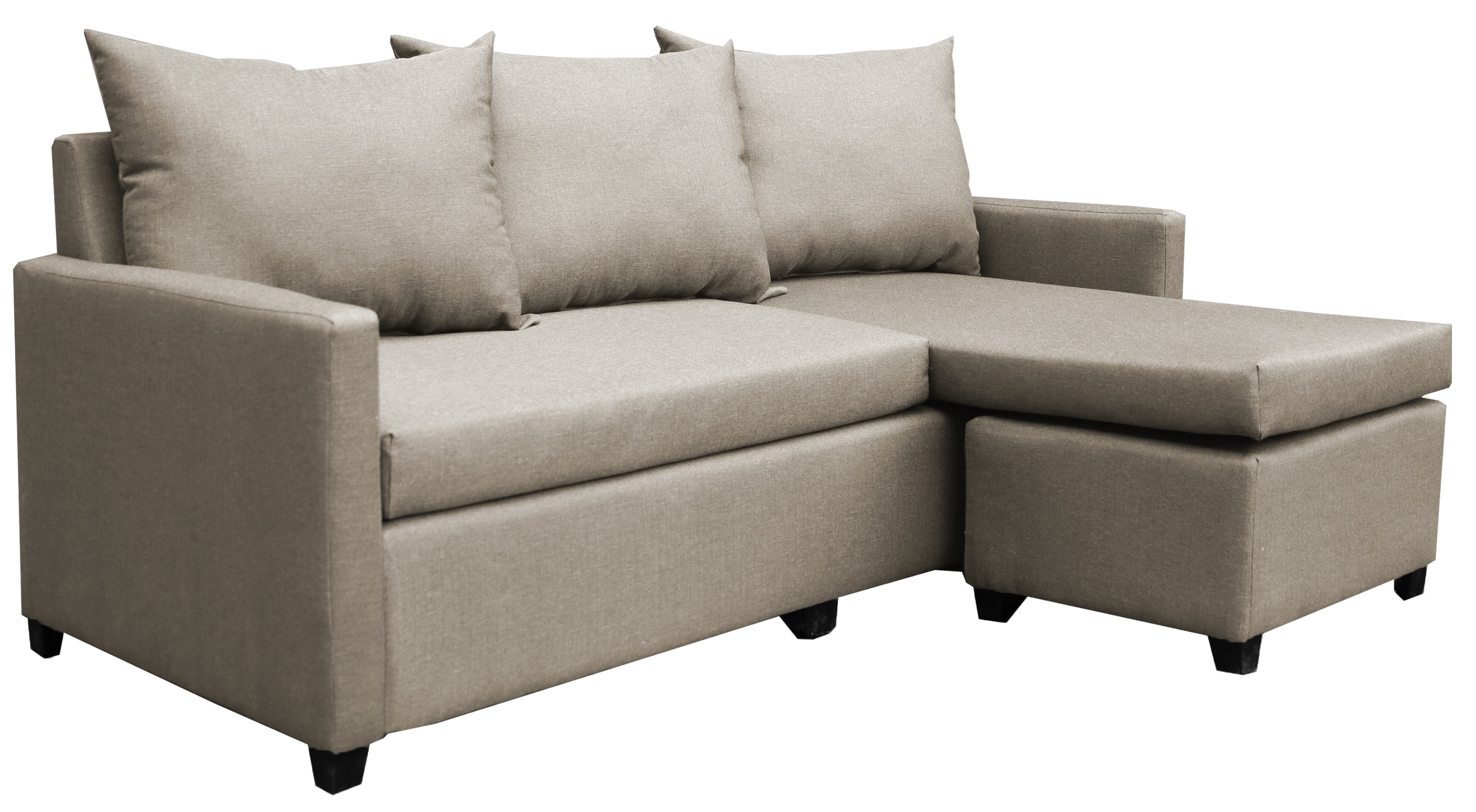 Foto 5 pulgar | Sala Esquinera Modular El Bazar Store Vancouver Beige 175x130 Cm Sofa Lado Derecho Ó Izquierdo Económica  Tela Lino