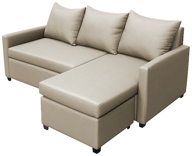 Foto 5 | Sala Esquinera Modular El Bazar Store Vancouver Beige 175x130 Cm Sofa Lado Derecho Ó Izquierdo Económica Tela Lino