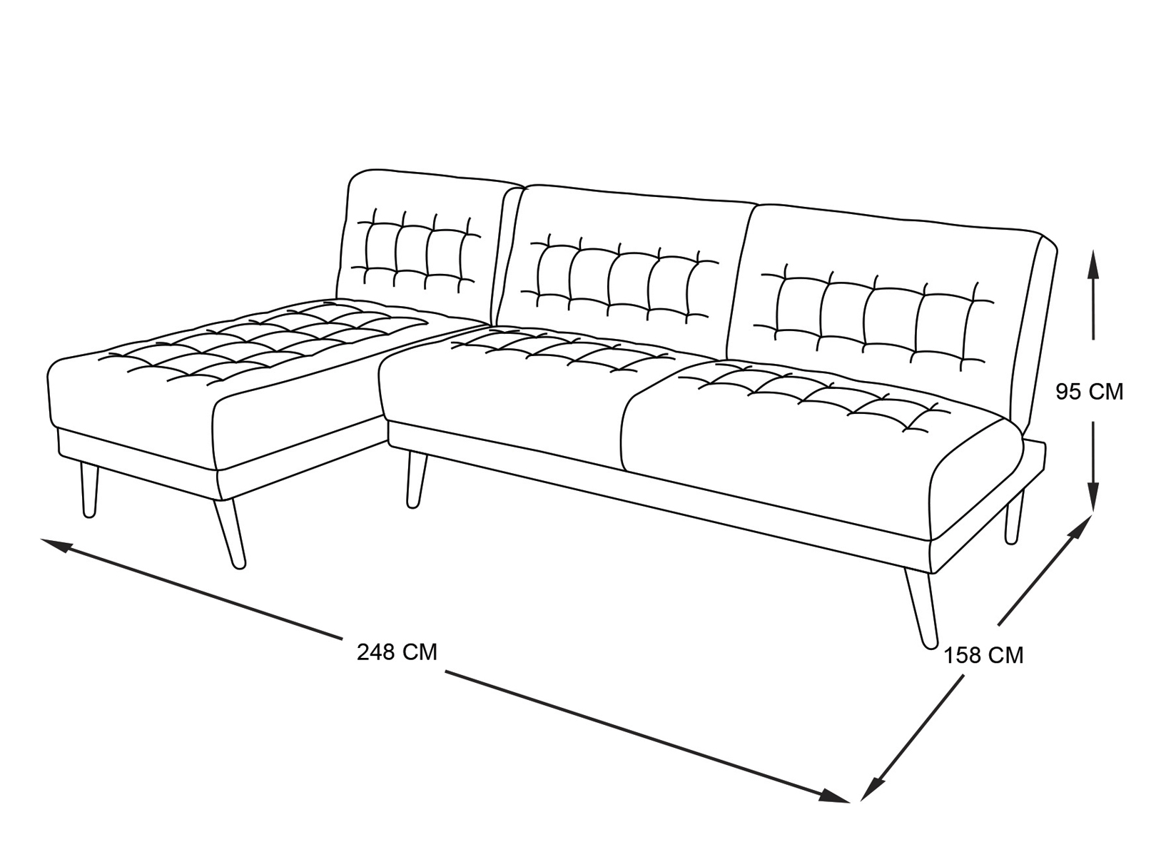 Foto 6 pulgar | Sala Modularlove Seat Y Chaise Lounge 