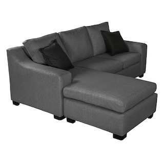 Foto 2 | Sofa-chaise Dicasa Lyra Color Gris Acero